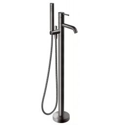 Ferro Ciriculus bateria wannowo-prysznicowa wolnostojąca gun metal BCK11FGM