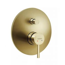 Ferro Ciriculus bateria wannowo-prysznicowa podtynkowa złoty szczotkowany BCK7PBG