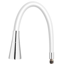 Ferro Elastico II wylewka do baterii kuchennej biały W101W-B