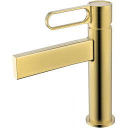 FDesign Zaffiro bateria umywalkowa stojąca złoty szczotkowany FD1-ZFR-2-57