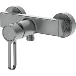 FDesign Zaffiro bateria prysznicowa ścienna gun metal FD1-ZFR-7-04