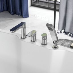 FDesign Pinea bateria wannowo-prysznicowa 4-otworowa chrom FD1-PNA-11A-11