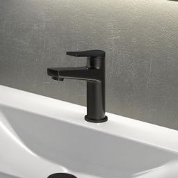 FDesign Seppia bateria umywalkowa stojąca czarny mat FD1-SPA-2-22
