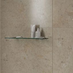 FDesign Kelly pólka szklana 60 cm chrom FD6-KEL-17-11