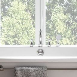 FDesign Lacrima bateria wannowo-prysznicowa 4-otworowa chrom FD1-LRA-11A-11