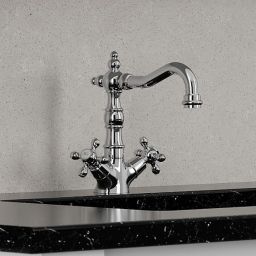 FDesign Lacrima bateria kuchenna stojąca chrom FD1-LRA-4-11