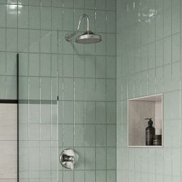 FDesign Lacrima zestaw prysznicowy podtynkowy z deszczownicą chrom FD1-LRA-7PASET2-11