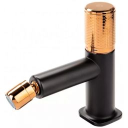 FDesign Ardesia bateria bidetowa stojąca różowe złoto/czarny mat FD1-ARD-6-25