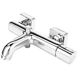 FDesign Meandro bateria wannowo-prysznicowa ścienna chrom FD1-MDR-1-11