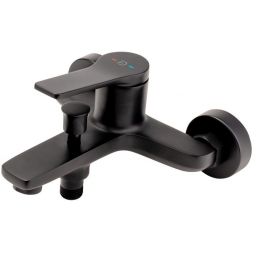 FDesign Seppia bateria wannowo-prysznicowa ścienna czarny mat FD1-SPA-1-22