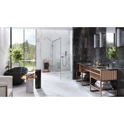 FDesign Seppia bateria umywalkowa stojąca różowe złoto/czarny mat FD1-SPA-2-25