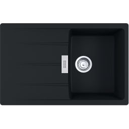 Franke Centro CNG 611-78 GSC zlewozmywak 78x50 cm Fragranite czarny mat 114.0687.318