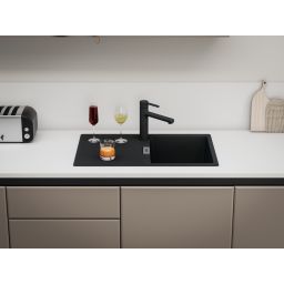 Franke Centro CNG 611-78 GSC zlewozmywak 78x50 cm Fragranite czarny mat 114.0687.318