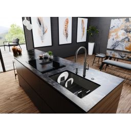 Franke Mythos Masterpiece Pull-Out Spray bateria kuchenna stojąca antracyt 115.0711.555