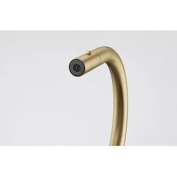 Franke Mythos Masterpiece Pull-Out Spray bateria kuchenna stojąca złoty 115.0711.558