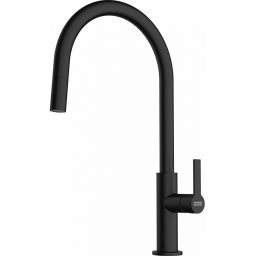 Franke Maris Slim J Pull-Out bateria kuchenna stojąca czarny mat 115.0728.389