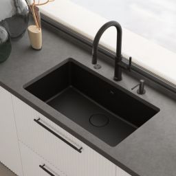 Franke Maris Stripes J pull-out bateria kuchenna stojąca czarny mat 115.0747.672