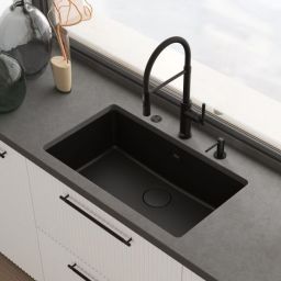 Franke Maris Stripes semi-pro bateria kuchenna stojąca czarny mat 115.0747.678