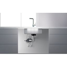 Franke Atlas Neo Sensor bateria kuchenna stojąca z wyciągana wylewką stalowa 115.0625.523