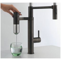 Franke Vital Semi-Pro bateria kuchenna stojąca z podłączeniem do filtra wody czarny mat/stal 120.0621.313