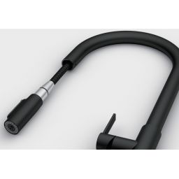 Franke Maris Slim Clear Water J Pull-Out bateria kuchenna stojąca czarny mat 120.0730.911