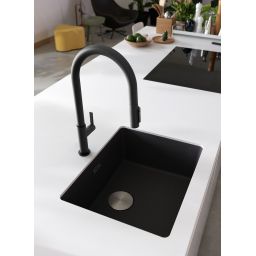 Franke Maris Slim Clear Water J Pull-Out bateria kuchenna stojąca czarny mat 120.0730.911