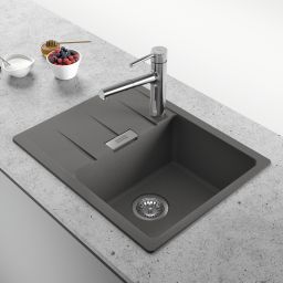 Franke Centro CNG 611-62 GSC zlewozmywak 62x50 cm Fragranite kamienny szary 114.0687.315