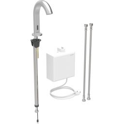 Geberit Piave bateria umywalkowa stojąca elektroniczna stal nierdzewna 116.162.SN.1