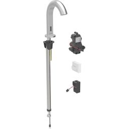 Geberit Piave bateria umywalkowa stojąca elektroniczna stal 116.181.SN.1