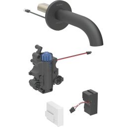 Geberit Piave bateria umywalkowa podtynkowa termostatyczna elektroniczna czarny mat 116.287.14.1