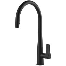 Gessi Proton bateria kuchenna stojąca czarna 17153.299