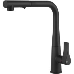 Gessi Proton bateria kuchenna stojąca czarna 17177.299