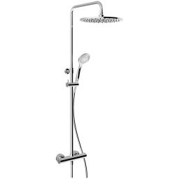 Gessi Minimalist zestaw prysznicowy ścienny z deszczownicą chrom 35177.031