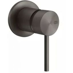 Gessi Flessa bateria wannowo-prysznicowa podtynkowa black metal brushed pvd 54019.707
