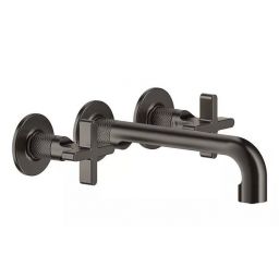 Gessi Inciso bateria umywalkowa podtynkowa czarna 58190.299