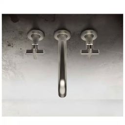 Gessi Inciso bateria umywalkowa podtynkowa czarna 58190.299