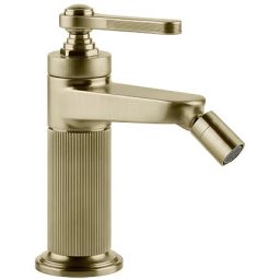 Gessi Venti20 bateria bidetowa stojąca mosiądz szczotkowany 65007.727