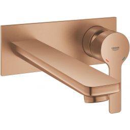 Grohe Lineare bateria umywalkowa podtynkowa Brushed Warm Sunset 23444DL1