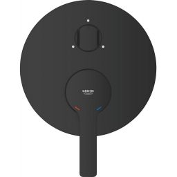 Grohe Lineare New bateria wannowo-prysznicowa podtynkowa czarna 240952431