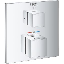 Grohe Grohtherm Cube bateria prysznicowa podtynkowa termostatyczna chrom 24153000