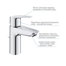 Grohe Start bateria umywalkowa stojąca QuickFix chrom 24209002