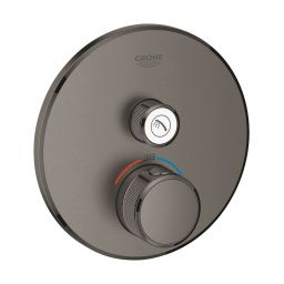 Grohe Grohtherm SmartControl bateria prysznicowa podtynkowa termostatyczna brushed hard graphite 29118AL0