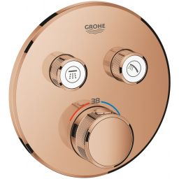 Grohe Grohtherm SmartControl bateria wannowo-prysznicowa podtynkowa termostatyczna warm sunset 29119DA0