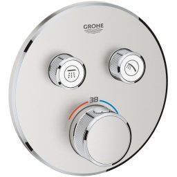 Grohe Grohtherm SmartControl bateria wannowo-prysznicowa podtynkowa termostatyczna stal nierdzewna 29119DC0