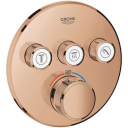 Grohe Grohtherm SmartControl bateria wannowo-prysznicowa podtynkowa termostatyczna warm sunset 29121DA0