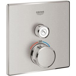 Grohe Grohtherm SmartControl bateria prysznicowa podtynkowa termostatyczna stal nierdzewna 29123DC0