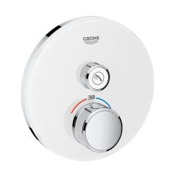 Grohe Grohtherm SmartControl bateria prysznicowa podtynkowa termostatyczna chrom/biały 29150LS0