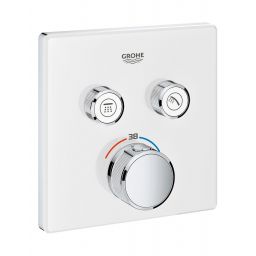 Grohe Grohtherm SmartControl bateria wannowo-prysznicowa podtynkowa termostatyczna biały księżycowy 29156LS0