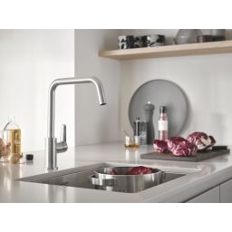 Grohe Start bateria kuchenna stojąca QuickFix stal nierdzewna 30470DC0
