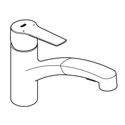 Grohe Start bateria kuchenna stojąca QuickFix z wyciąganą wylewką chrom 30531001